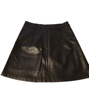 French kiss black mini skirt size S